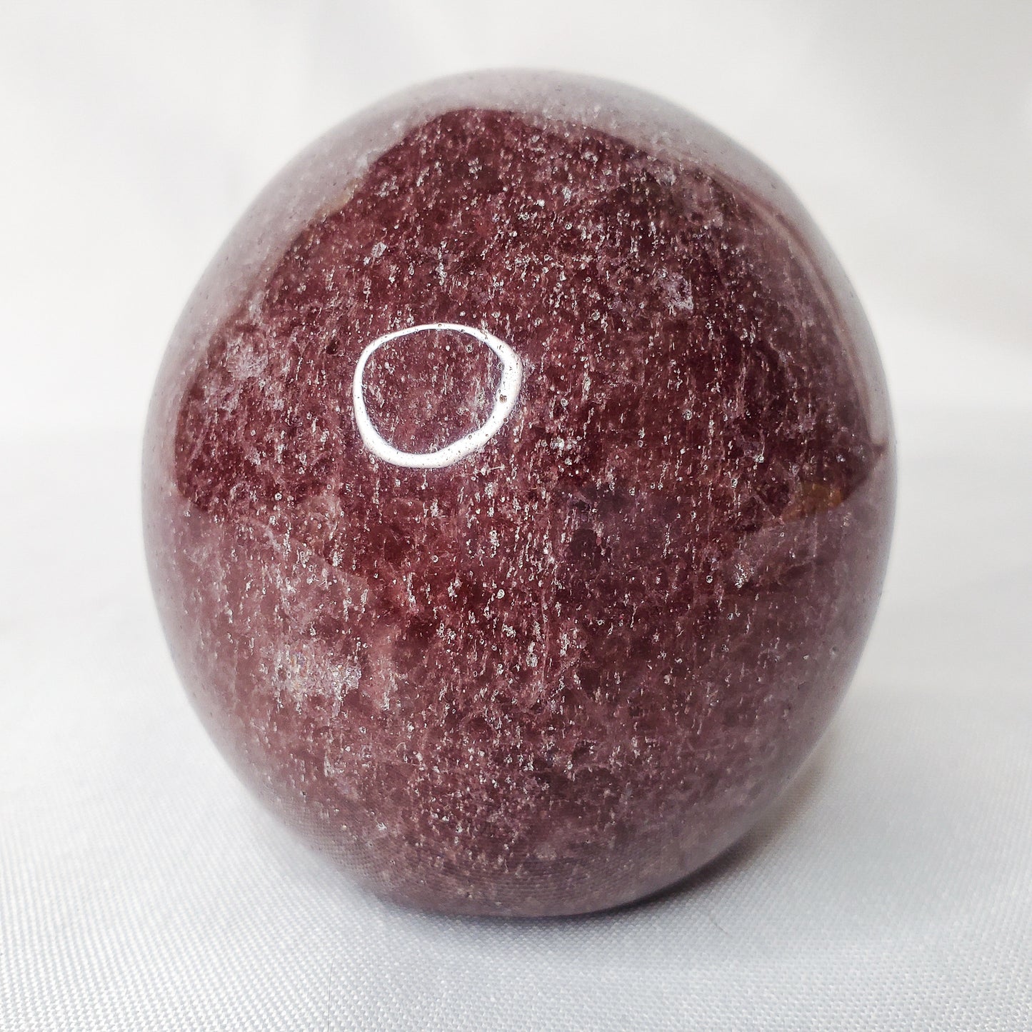 Strawberry Quartz Skull