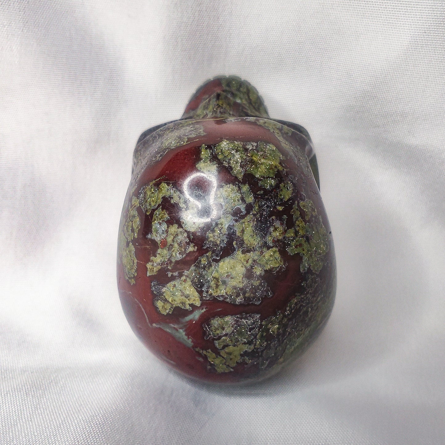 Dragon's Blood Jasper Skull