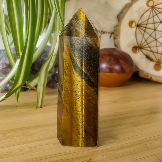 Tiger Eye Tower - Yellow and Blue