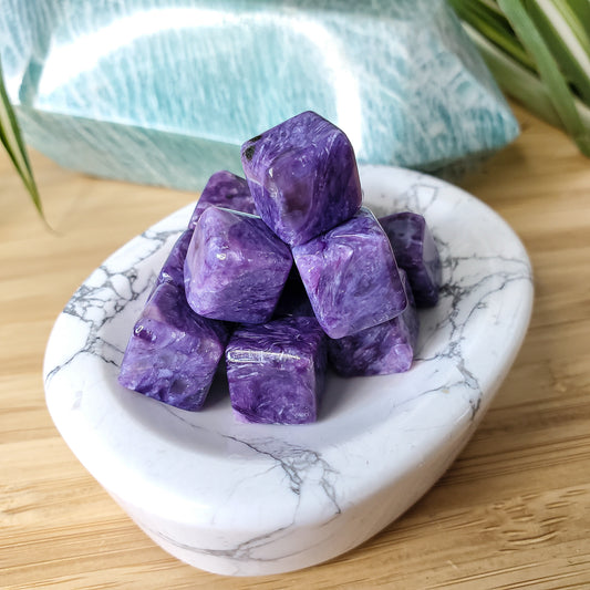 Charoite Cube