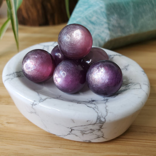 Gem Lepidolite Sphere