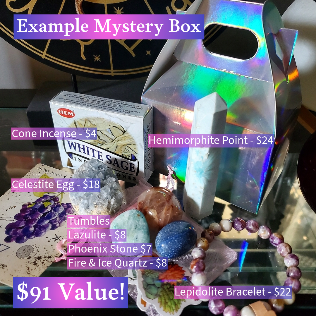 *Magical Mystery Box special edition - A hand-selected collection of magical pieces valued at $65+, offered for $25 — limited quantities ✨