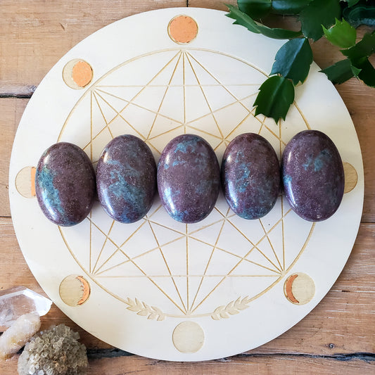 Ruby in Kyanite PalmStones