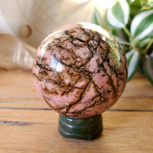 Rhodonite Sphere