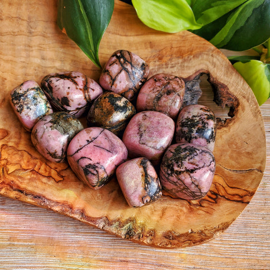 Rhodonite Tumbled Stone - LG