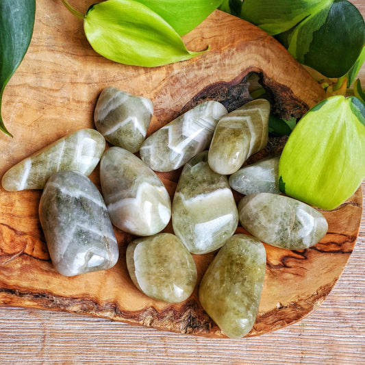 Prasiolite Tumbled Stone - LG