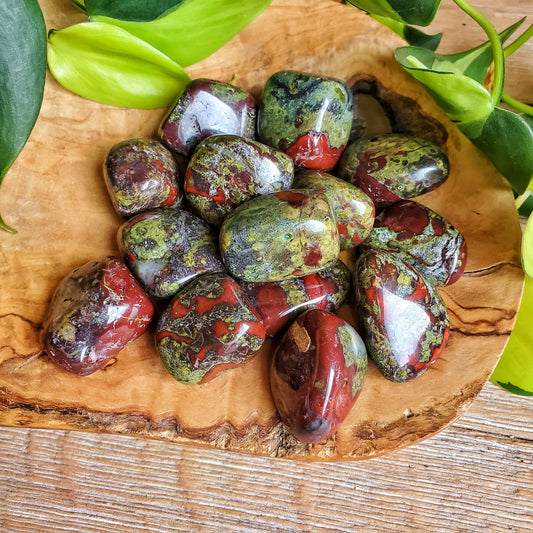 Dragon's Blood Jasper Tumbled Stone - LG