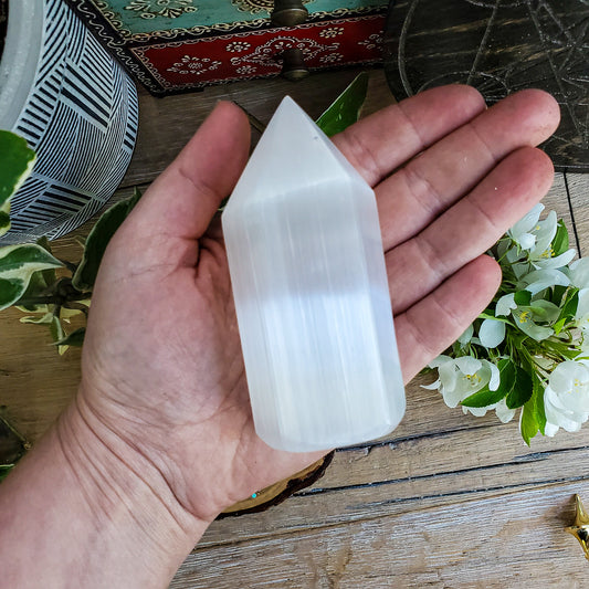 Selenite - Polished Tower