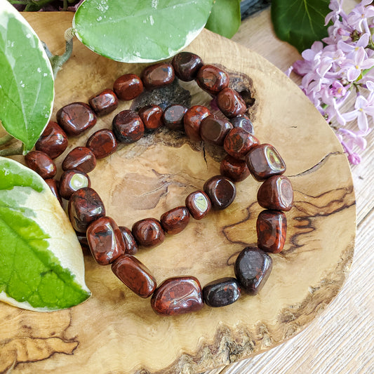 Brecciated Jasper Bracelet (Tumbled stone)