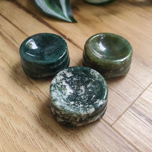 Moss Agate - Sphere Stands