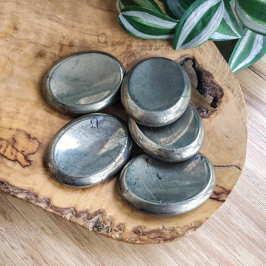 Pyrite - Worry Stone - Polished