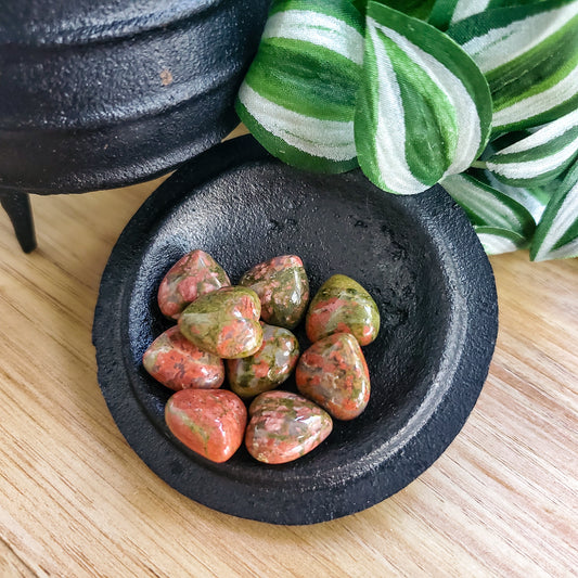 Unakite - Heart - Mini