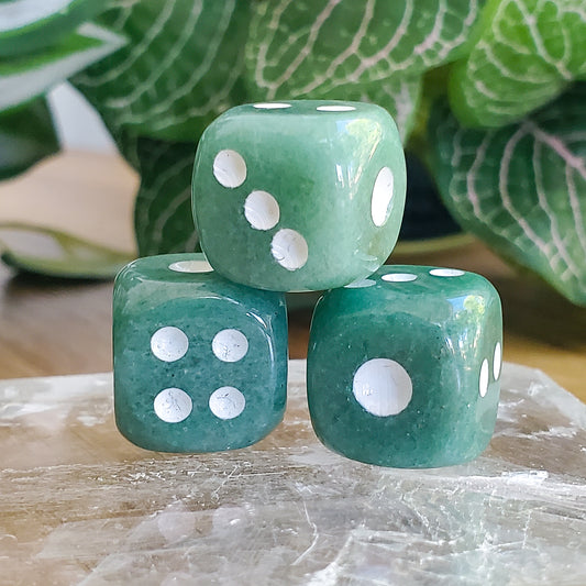 Green Aventurine - Dice