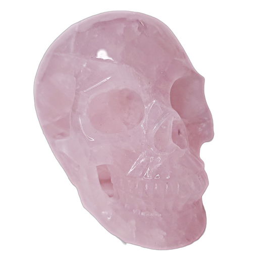 Rose Quartz Skull