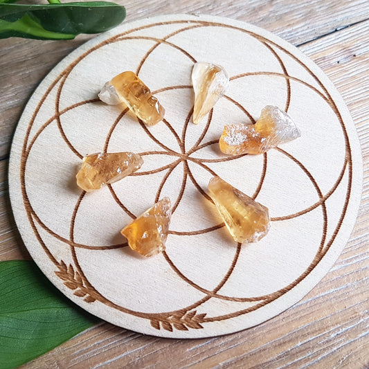 Honey Calcite - Raw - 6 pack