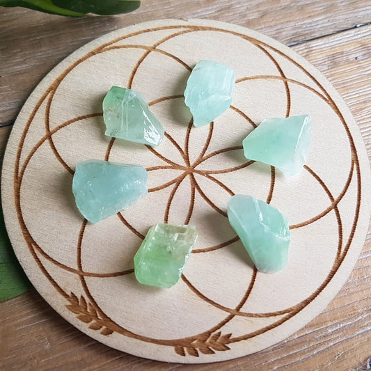 Calcite (Green) - Raw - 6 pack