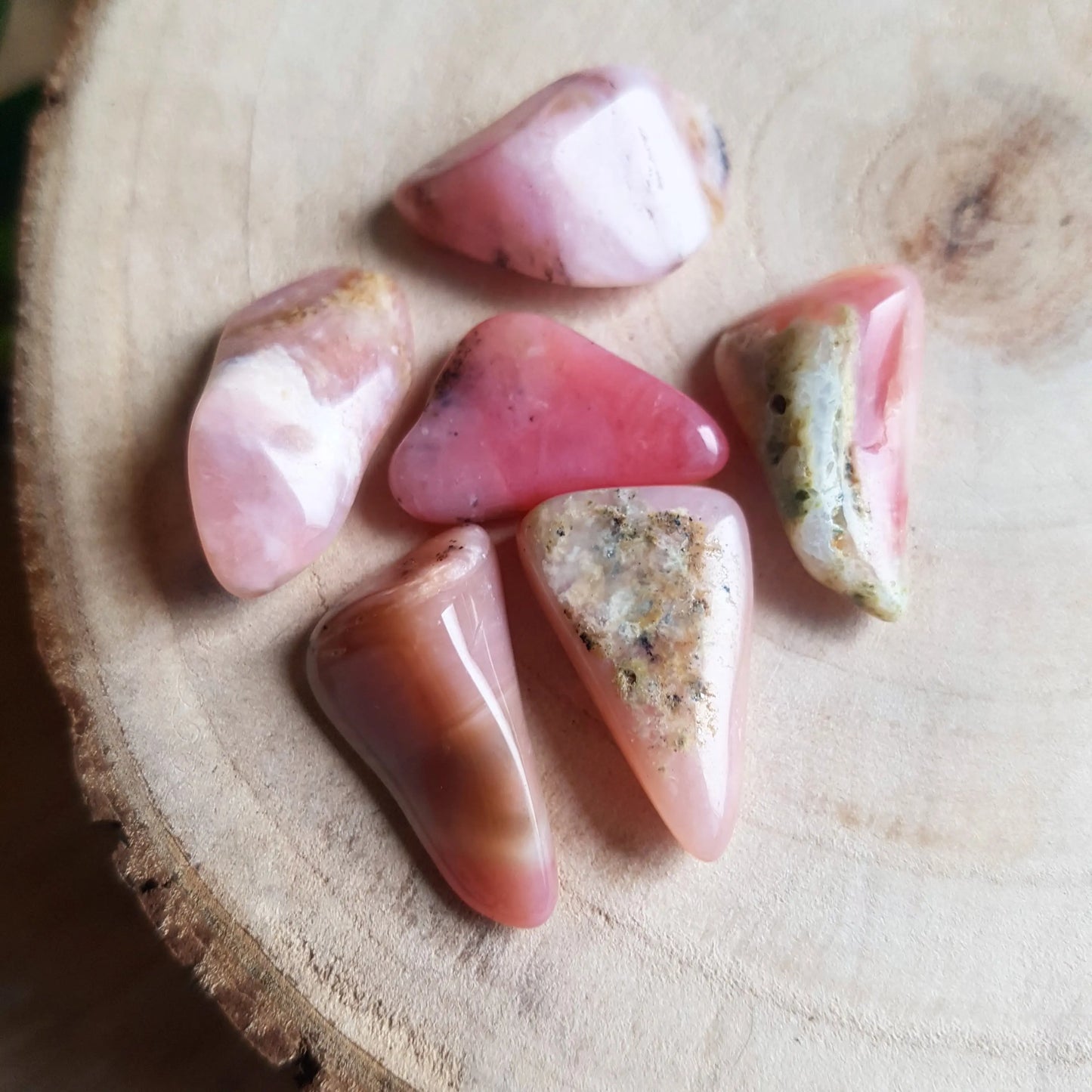 Pink Opal - Tumbled - 6 pack