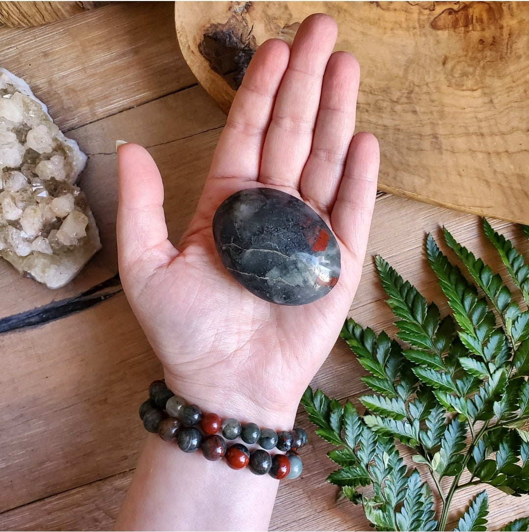 Seftonite / Bloodstone Bracelet