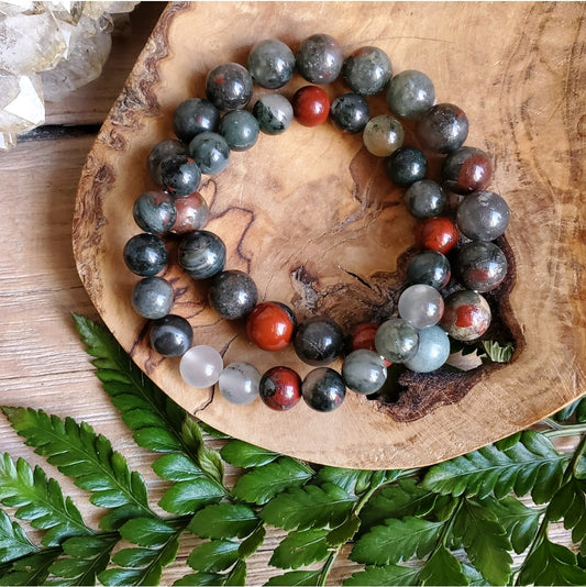 Seftonite / Bloodstone Bracelet