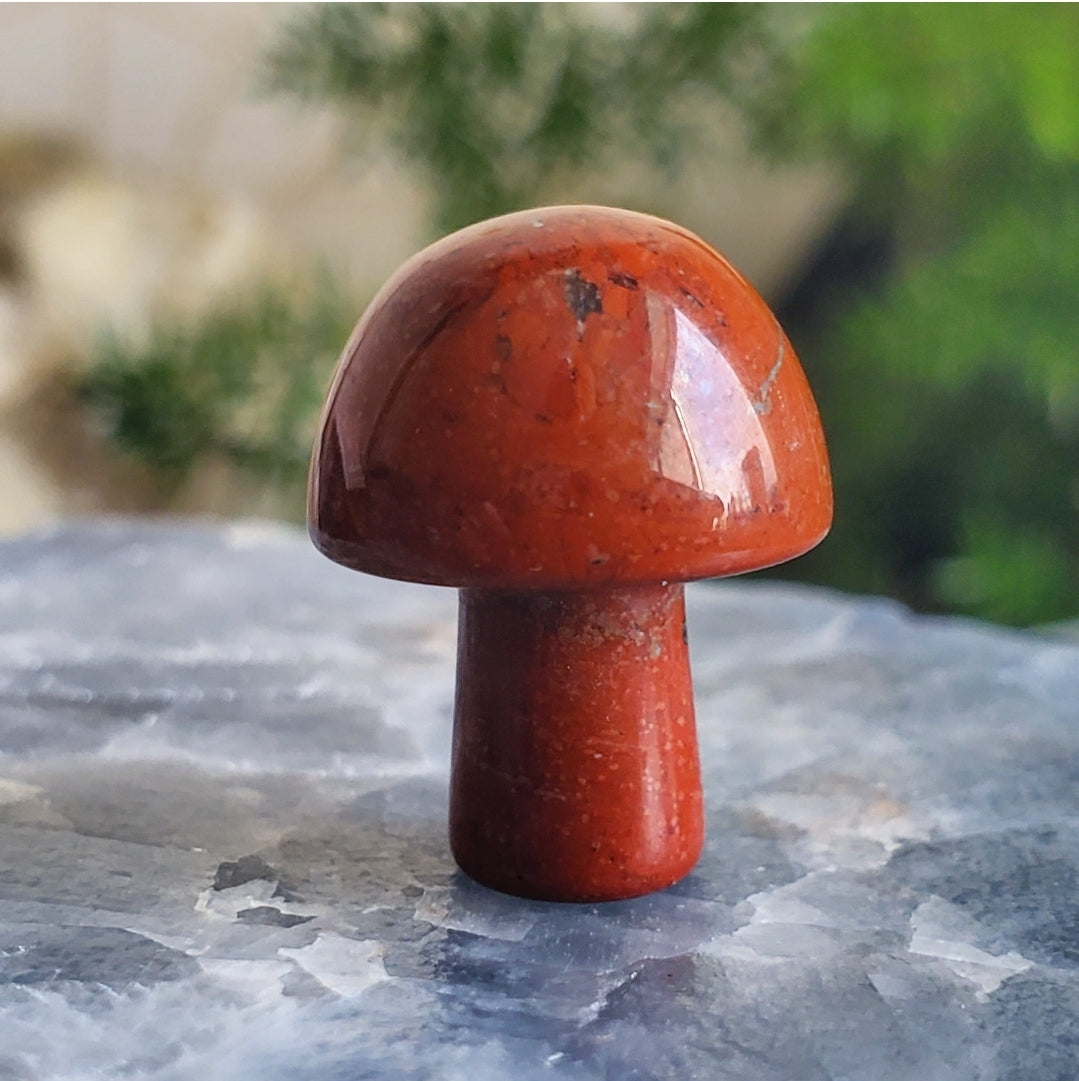 Mushroom - Mini - Red Jasper