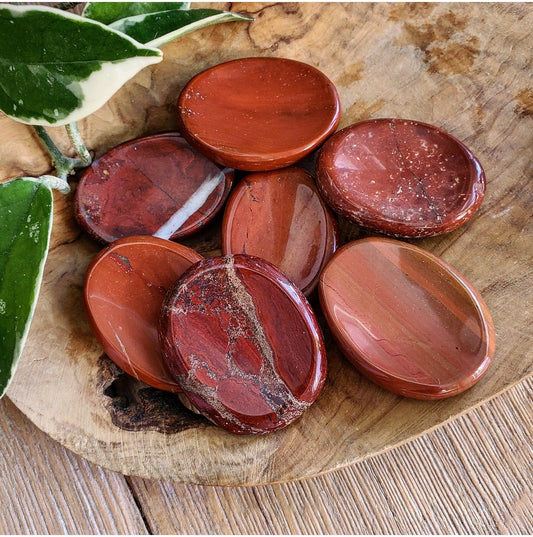 Red Jasper - Worry Stone - Polished