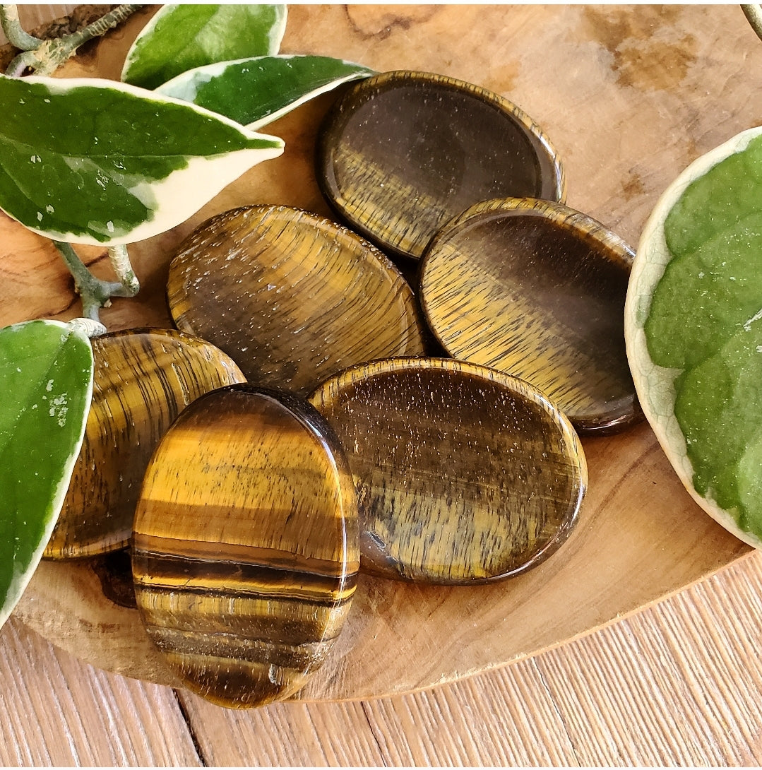 Tiger Eye - Worry Stone - Polished