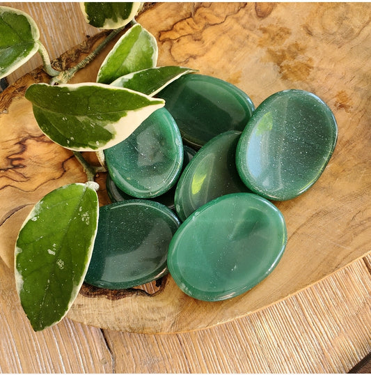 Green Aventurine - Worry Stone - Polished